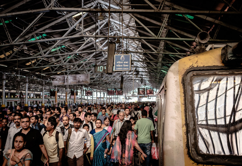 CST train station in Mumbai