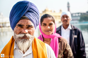 A Sikh, his wife and the servant