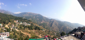 iPhone panorama view from guest house