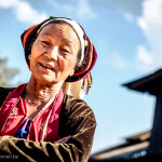 Shan woman in traditional outfit