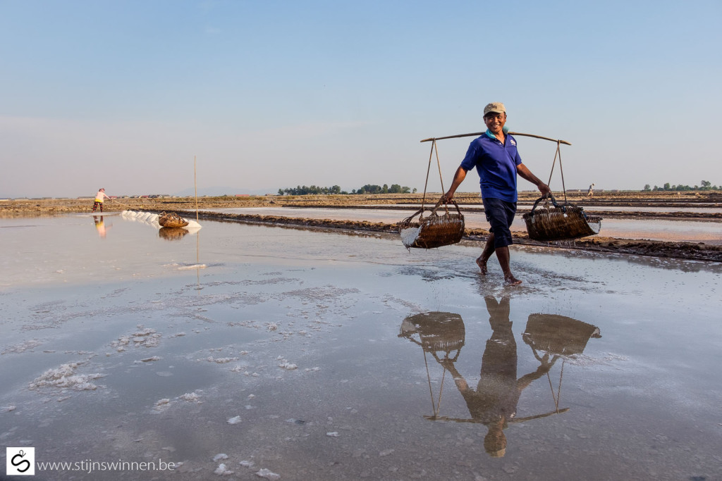 Salt plains of Kampot